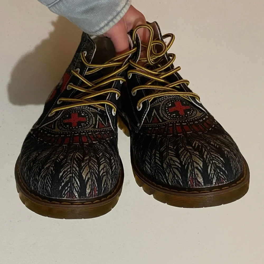 Rare First Dance Men’s Shoes Boots Skull Cherokee Indian Size 45 EU - Picture 4 of 10